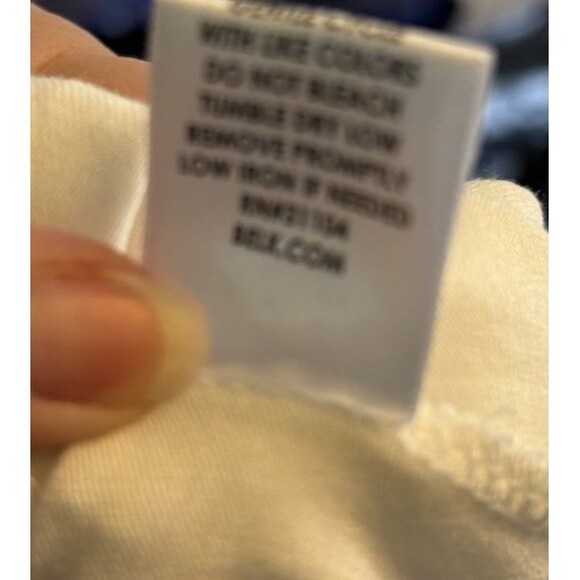 Kim Rogers Shrug Light Blouse Cover Off White Size 3x Elbow Length Sleeve - Picture 4 of 5
